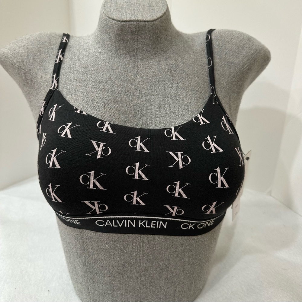 Black Calvin Klein CK One Bralette